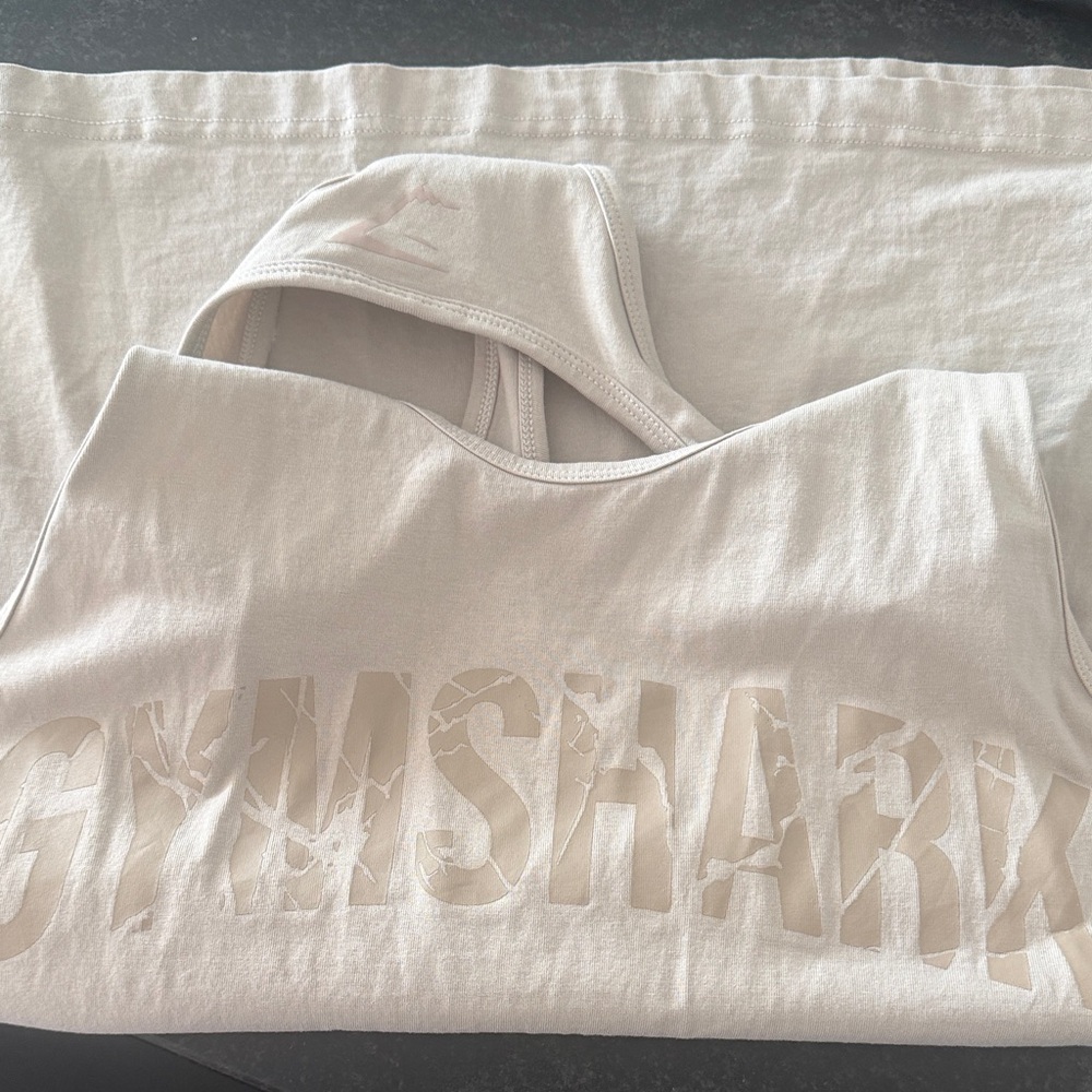 Gymshark Mens Beige Tank Top